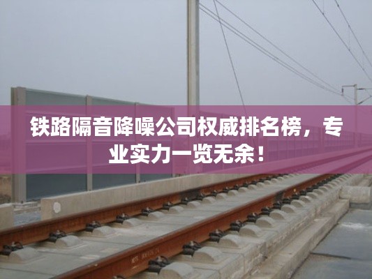 铁路隔音降噪公司权威排名榜,专业实力一览无余!