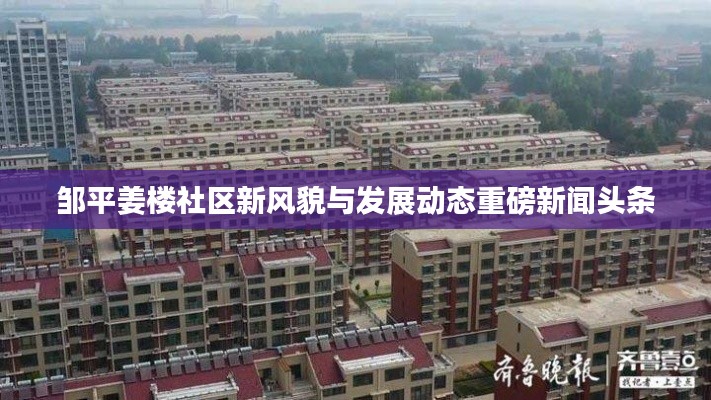 邹平姜楼社区新风貌与发展动态重磅新闻头条