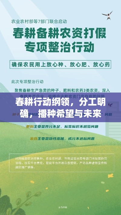 春耕行动纲领，分工明确，播种希望与未来